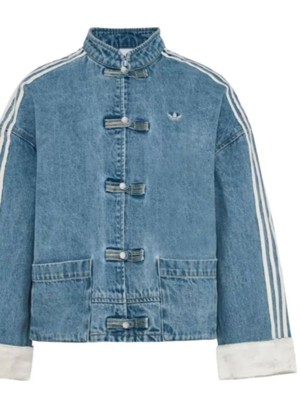 Adidas New Chinese Denim Jacket - Picture 2 of 5